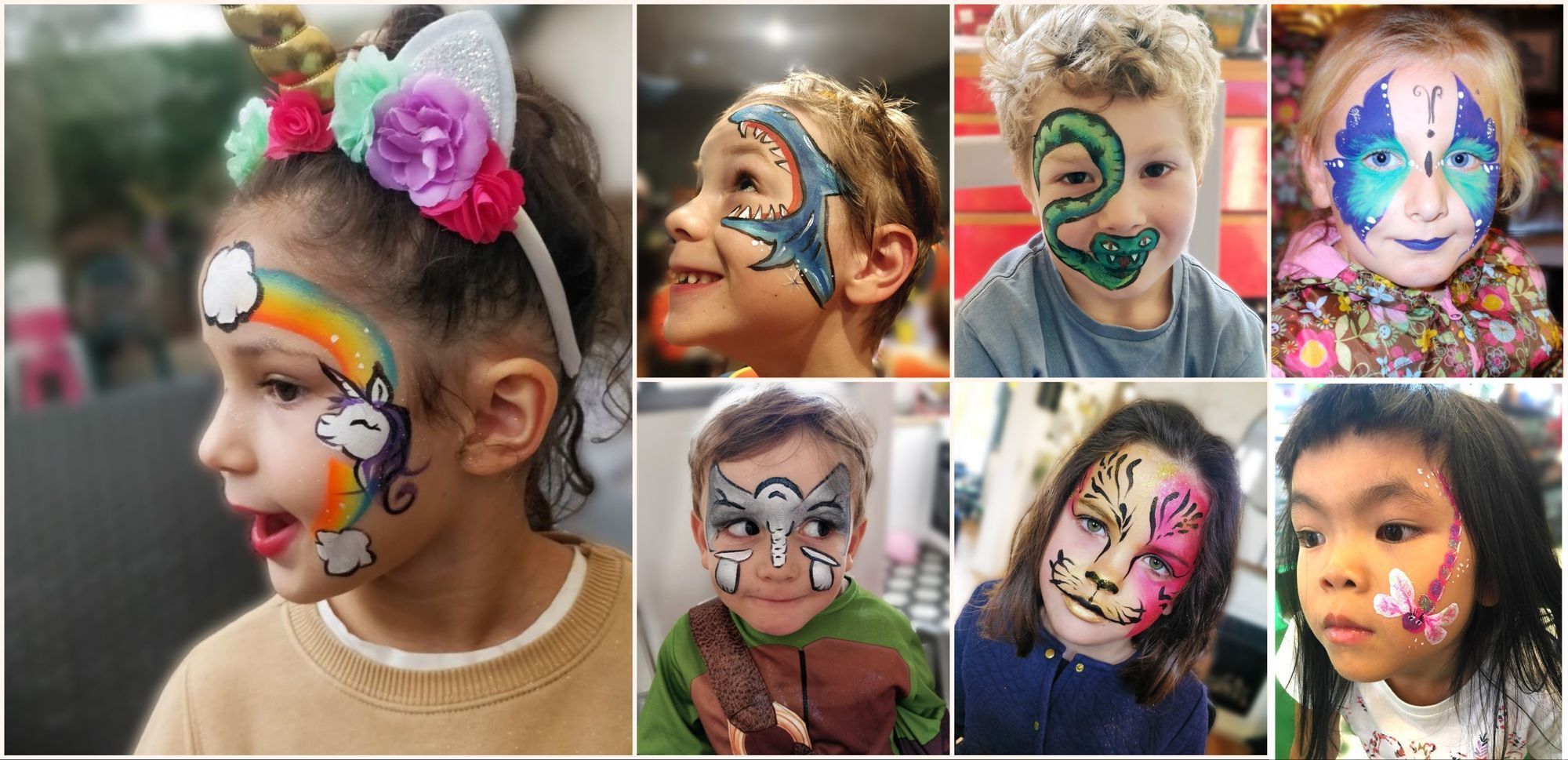 Animation fête enfant avec Elfia : maquillage enfant