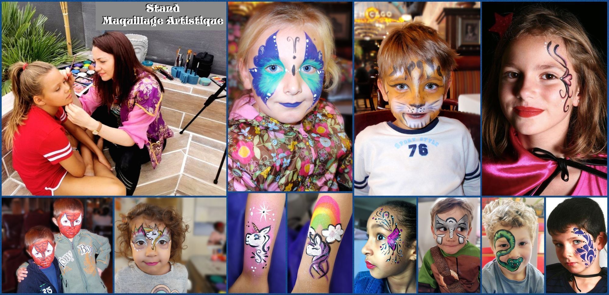 Maquillage Enfant Lyon Face Paint Animation Kermesse et Arbre de Noël